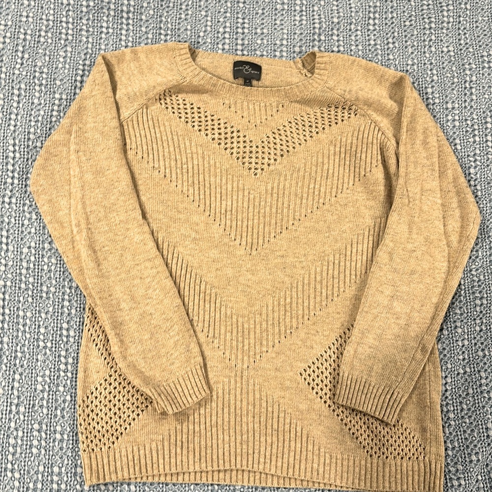 Market & Spruce tan sweater